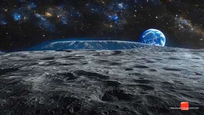 EUA e NASA planejam reator nuclear na Lua até 2030 EUA e NASA planejam reator nuclear na Lua até 2030