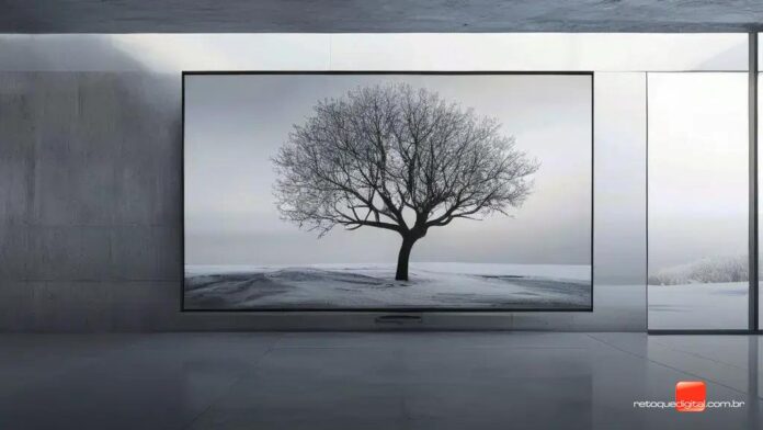 Samsung revela a maior televisão do mercado com 3,3 metros de diâmetro Samsung revela a maior televisão do mercado com 3,3 metros de diâmetro