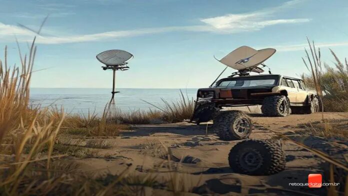 Nova versão do Starlink promete internet sem fio com bateria integrada Nova versão do Starlink promete internet sem fio com bateria integrada